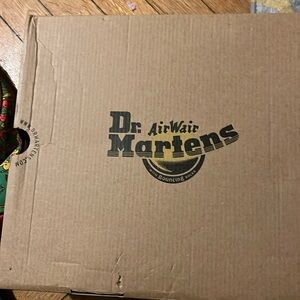 Doc martens blue patent 1460 boots